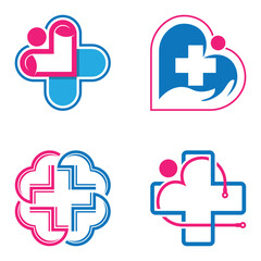 Medical vector logo design