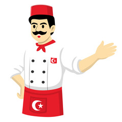 Turkish Kebab Doner Man. Kebab Man. Doner Kebab