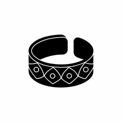 creative details Charm Bracelet Icon vector illustration 