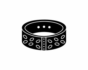 creative details Charm Bracelet Icon vector illustration 