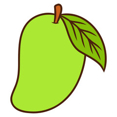 mango fruit vector illustration