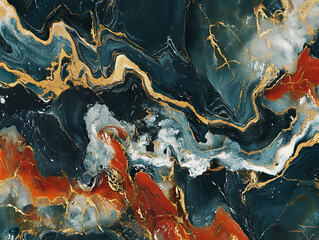 Marble tile wallpaper