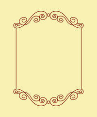 1035.eps  gold frame with a frame