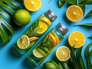 Embark on a refreshing journey with this vibrant citrus beverage, meticulously crafted in a sleek detox bottle Infused with nature's goodness, this elixir embodies wellness and vitality Savor the