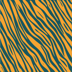 Dark Green and Yellow Zebra