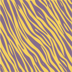 Yellow and Purple Zebra Stripes