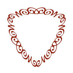 1002.eps  red heart with a frame