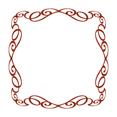 1000.eps  vector frame with red ribbon