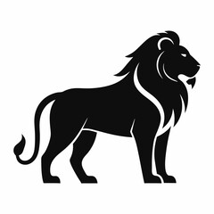 Tiger silhouette vector illustration