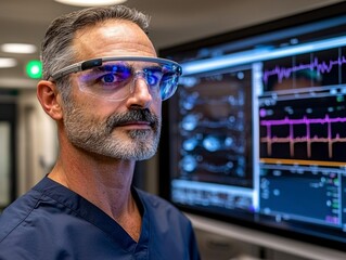 Explore the Future of Healthcare Personalized Medicine Revolutionized with Digital Twin Technology using Holographic Avatars Witness medical professionals utilizing augmented reality to visualize