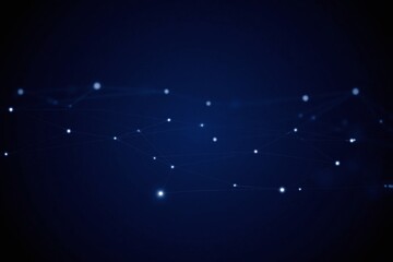 Obraz premium blue background with a grid of lines and dots