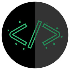 code icon vector design symbol templates