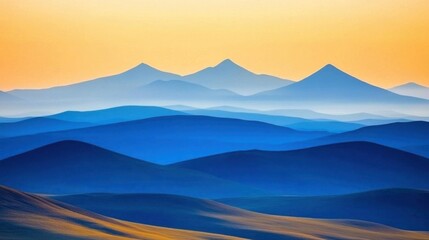 Fototapeta premium Blue Ridge Mountain Landscape