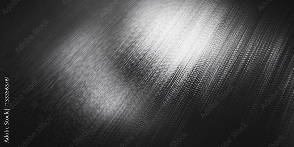Poster metal texture: striking grayscale image capturing a textured metal surface. angular lines and gradie