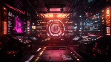 A futuristic holographic interface displaying a wide range of investment options and analytics, featuring advanced technology with interactive data visualization and detailed metrics.