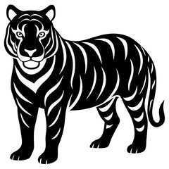 Tiger vactor shilhouette single collection






