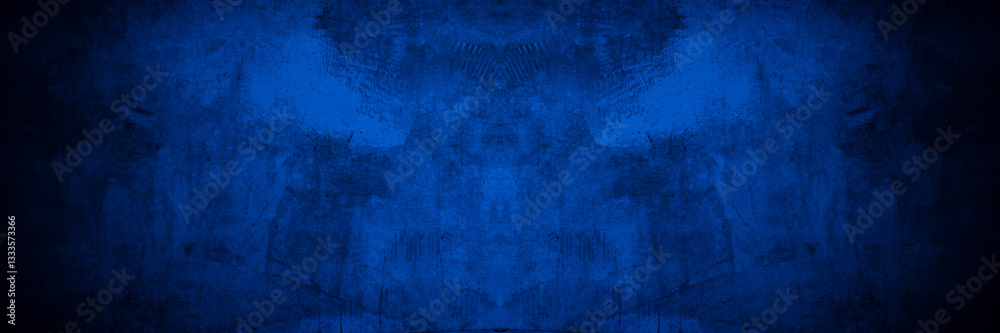 Poster old wall pattern texture cement blue dark abstract blue color design are light with black gradient b