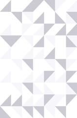 Vertical design of Abstract triangle background design in grey and and light grey color.