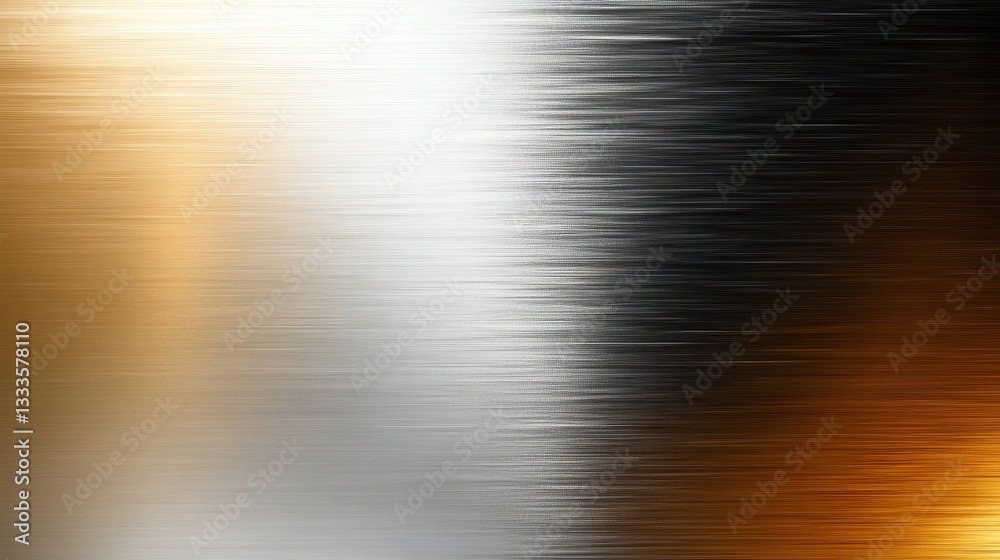 Poster gradient metallic texture: a modern metallic gradient background, showcasing seamless transitions an