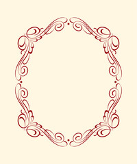913.eps  frame with floral ornament