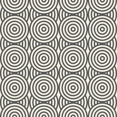 Abstract seamless pattern. Concentric circles