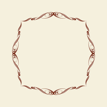 897.eps  frame with red ribbon