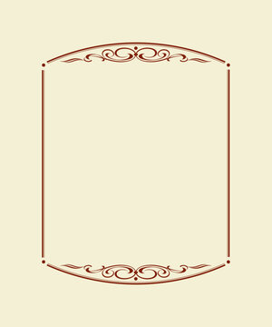 892.eps vector illustration of a decorative frame