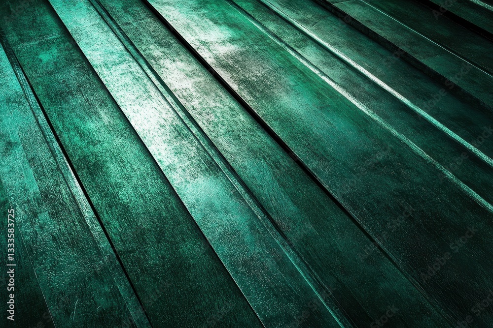 Poster green texture: a unique and textured view of detailed material featuring parallel lines. the image i