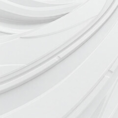 Abstract White Curves background