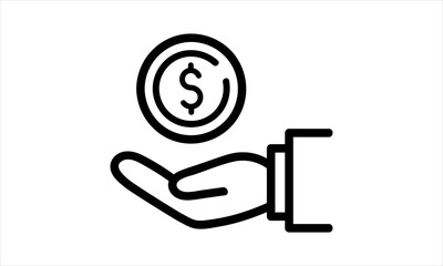 hand holding a glowing dollar symbol, symbolizing financial insight and valuable investments. 