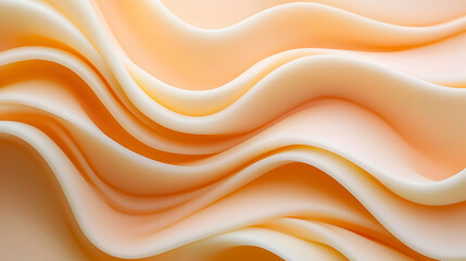 Obraz premium Abstract Peach and Cream Wave Background