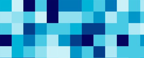 Blue pixelated mosaic background with various shades of blue, creating a modern and tech-inspired design. Ideal for digital, futuristic, and data-related themes.