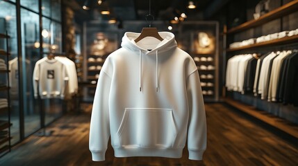 White Hoodie: Apparel, Fashion, Clothing