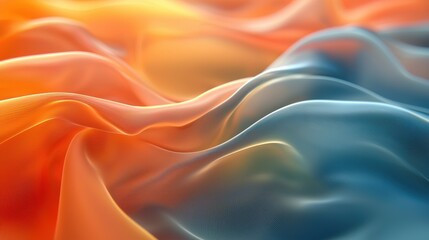 Fototapeta premium Gradient Warm vs. Cool Tones Gradient blending warm reds and oranges with cool blues and greens, creating a dynamic contrast.