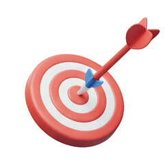 Arrow Hits Target Cartoon