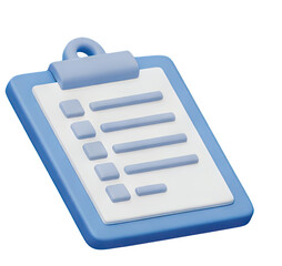 Blue Clipboard To Do List