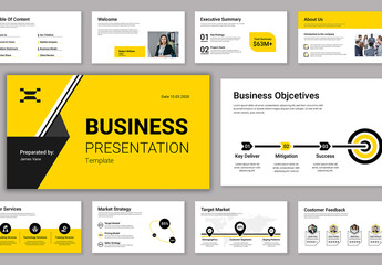 Modern Business Presentation Layout