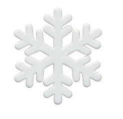 White Christmas Snowflake Icon