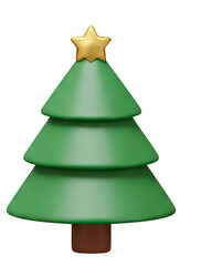 Green Christmas Tree Icon