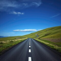 Fototapeta premium A fork in the road with different paths to choose, dilemma, decision