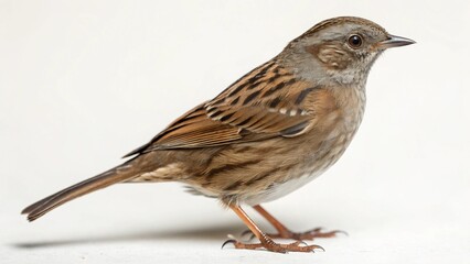 Fototapeta premium dunnock in full view on studio background 