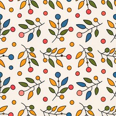 pattern  of various flowers 