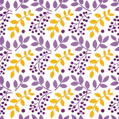 Gordijnen pattern  of various flowers  © Selfana