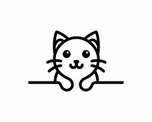 Cat logo vector