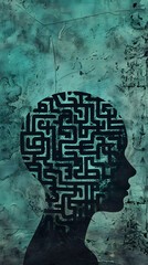 Intricate Pathways: A Visual Representation of Psychological Complexity
