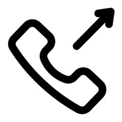 out going call icon for illustration