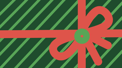 christmas background with ribbon