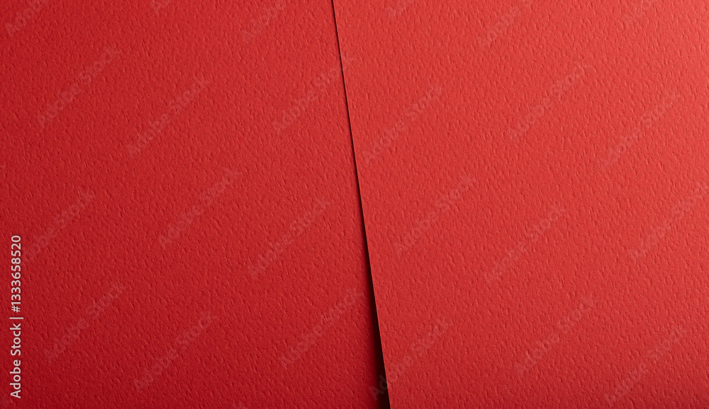 Aufkleber bright red paper background with a matte texture and rough grain. bold, vibrant tones create an eleg