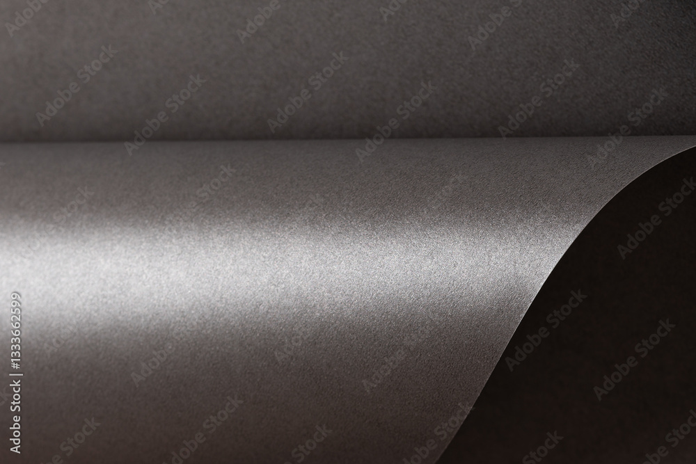 Poster gray metallic paper background with a pearlescent, glossy texture. subtle silver tones create an ele