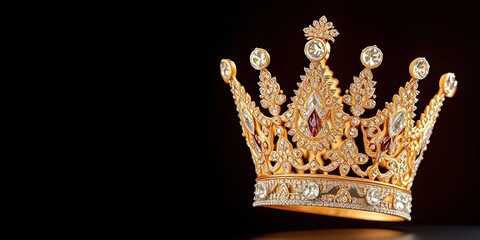 Regal Gold Crown Diamonds Jewels Royalty Luxury Success Power Achievement King Queen